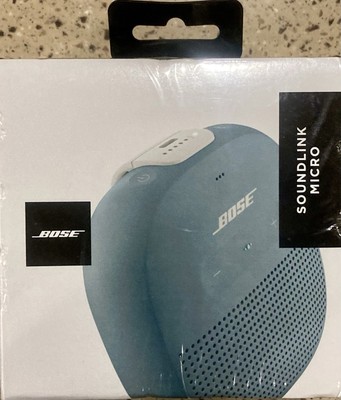 Bose SoundLink Micro Bluetooth Speaker, Waterproof Portable, Stone Blue - NEW