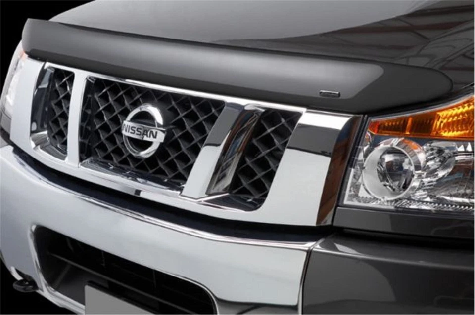 Stampede 3411-2 Smoke Contour Hood Shield for Nissan Armada / Pathfinder / Titan - Image 2 of 4