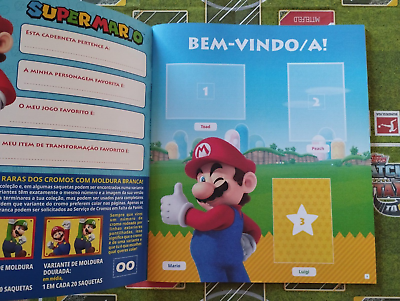 PANINI SUPER MARIO PLAY TIME 2023 FULL COMPLETE ALBUM 176 STICKERS -  PORTUGAL ED