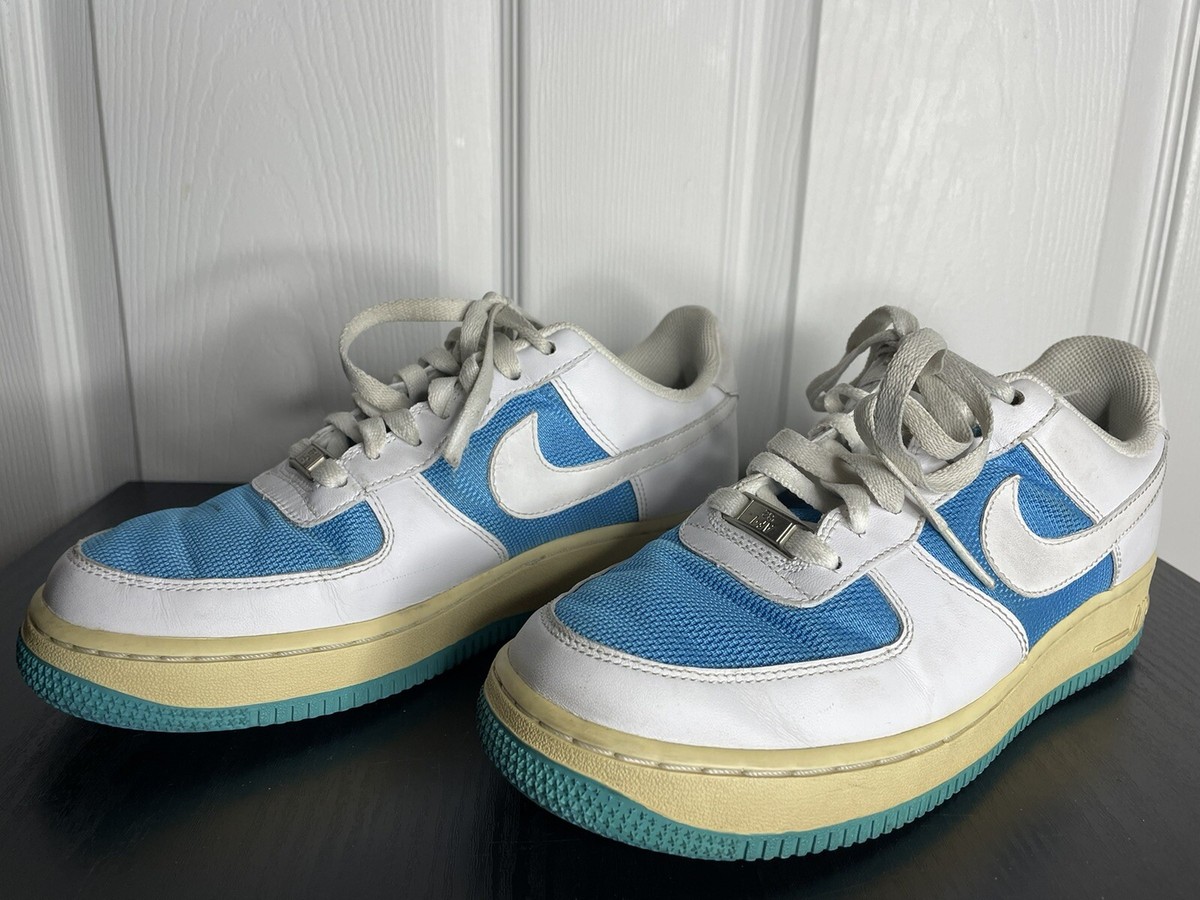 Nike Air Force Vivid Blue White Shoes Women’s Size Men’s Style  315115-413