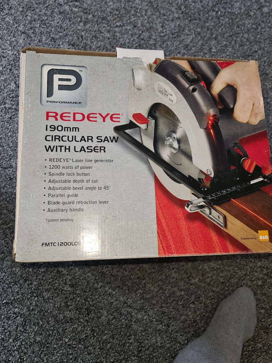 Redeye circular saw with laser 1200w eBay