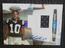 ARMANTI EDWARDS RC 2010 CERTIFIED DUAL PATCH AUTO ROOKIE#147/699!PANTHERS WR RC