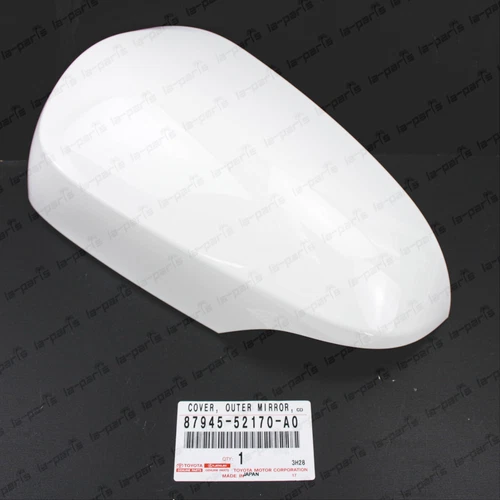 New Genuine Toyota 12-19 Prius "C" Driver Mirror Cover 040 White 87945-52170-A0