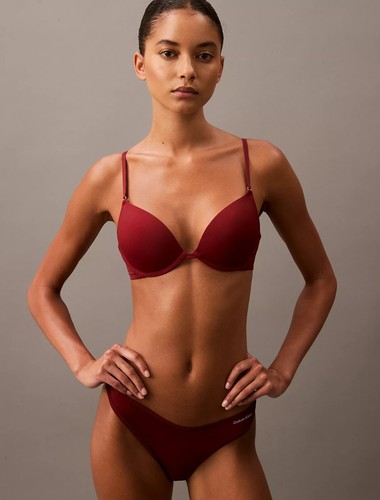 Nuevo con etiquetas Calvin Klein Mujer (GRANDE) Ideal Micro Tanga QD5117-601 - Imagen 3 de 5