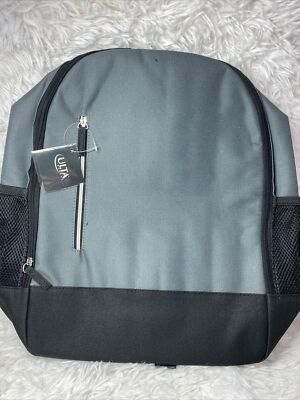 NWT Ulta Beauty Backpack Cooler Bag Gray Medium Zip - Brand  display picture 1