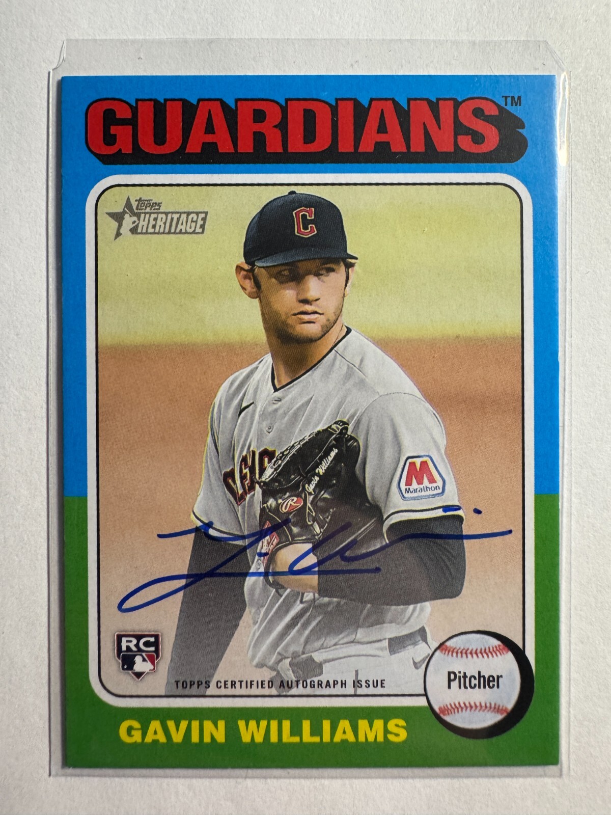 K281,686 - 2024 Topps Heritage Real One Autographs #ROAGW Gavin Williams Auto
