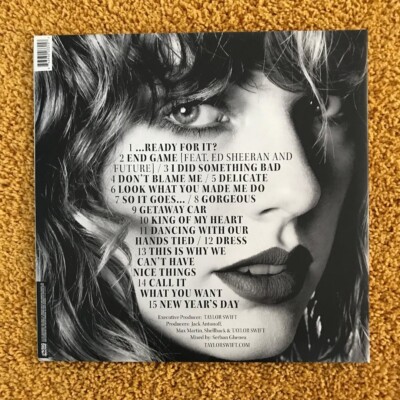 TAYLOR SWIFT 2017 REPUTATION EXCLUSIVE ORANGE FYE VINYL 2 LP NEW