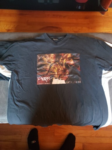 FILA Camicia vintage anni '90 Tupac 2 Pac Saad Collection Sixe 2X