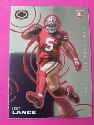 TREY LANCE 2021 Panini Chronicles Dynagon Football Rookie Card RC D-5 49ers
