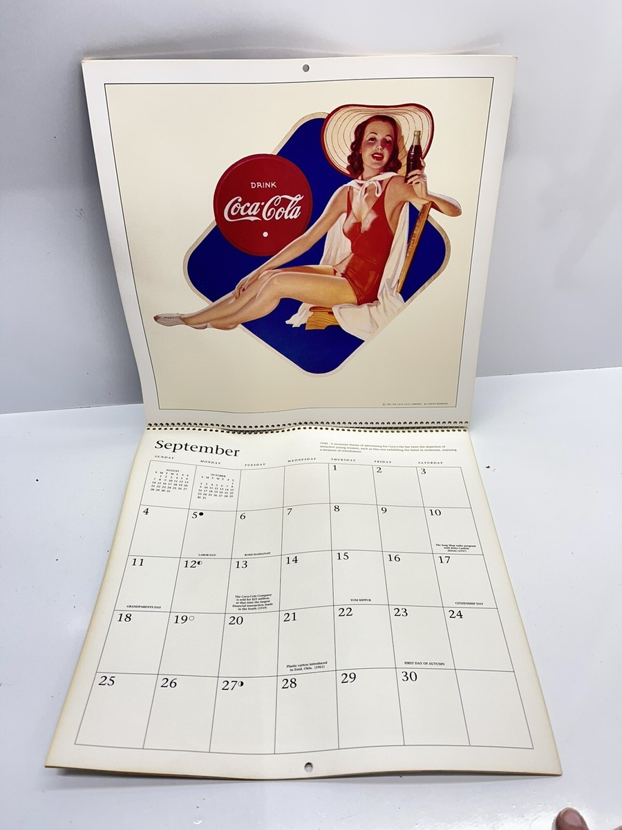 Vintage Advertising 1994 Coca Cola Calendar | eBay