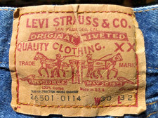 Vtg Women's 80s LEVI's 26501-0114 Shrink to Fit Denim W30 L32 (26x27)Made in USA
