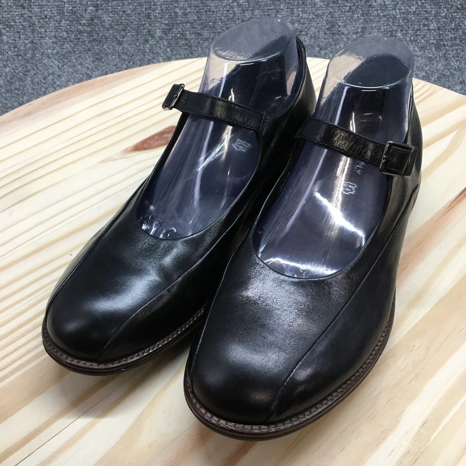 Stonefly Zapatos Mujer 41 Informales Cómodos Hebilla Mary Jane Pisos Cuero Negro Foto 3 de 4