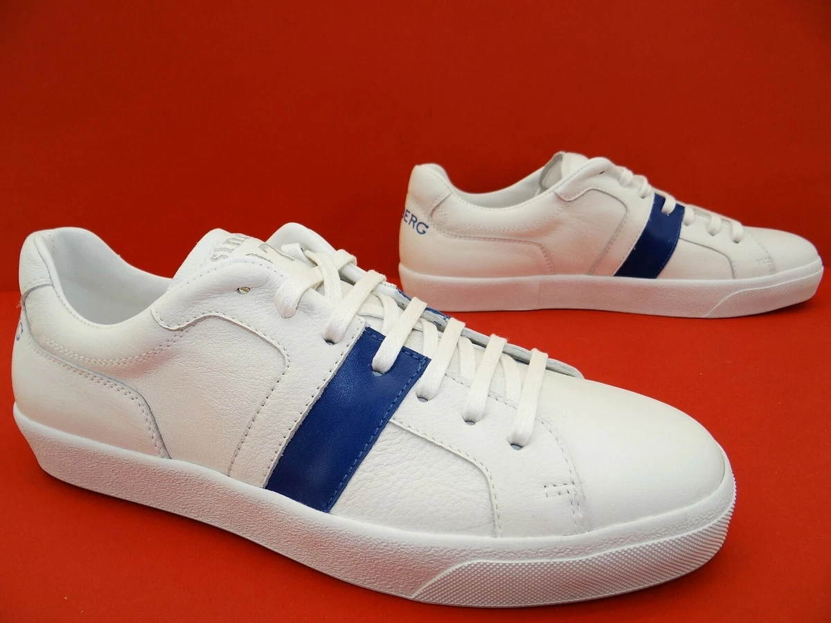 Iceberg Trainer Sneakers Waffle Bottom White Size 45 Gray Blue Red Accents Iceberg Sneakers for Men | eBay main image 4