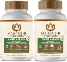 Maharishi Ayurveda Amrit Kalash 60 Nectar Tablets and 60 Ambrosia Tablets 