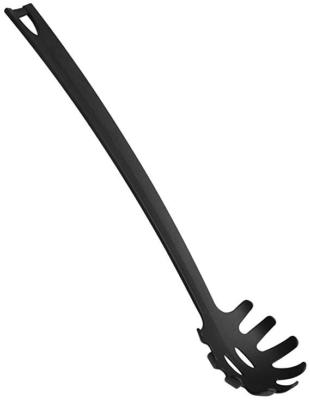 Fackelmann 40239 12.6''''Asia Line'' Plastic Wok Noodle Spoon, Black