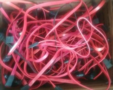 SATA Cable LOT of 63 Different Sizes SATA Serial ATA HD Data Cable