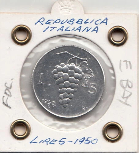 Monete della Repubblica italiana in lire dal 1946 al 1960