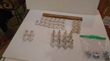 43 asst VINTAGE MID CENTURY MODERN DRAW CABINET DOOR PULL HANDLE