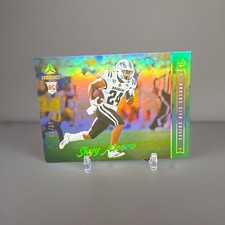 Skyy Moore 2022 Panini Luminance Green #192 Chiefs Rookie SP /99