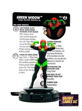 Marvel Heroclix Green Widow #063 w/ Card Avengers Forever Set