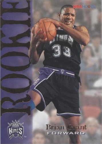 BRIAN GRANT (SP) DIECUT RC ROOKIE #8 SACRAMENTO KINGS - XAVIER