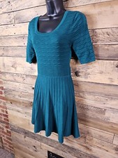 Candie's Sweater Dress Green S Juniors Chest 28" Length 32" Hips 36" Waist 24"