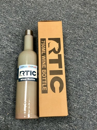RTIC 750ML 18/8 STAINLESS STEEL INSULATED WINE BOTTLE - BPA Free Color Stainless - Picture 5 of 44