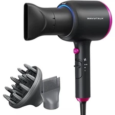Professional Hair Dryer with Diffuser 1875W Blow Dryer Ionic Hair Dryer for W...
