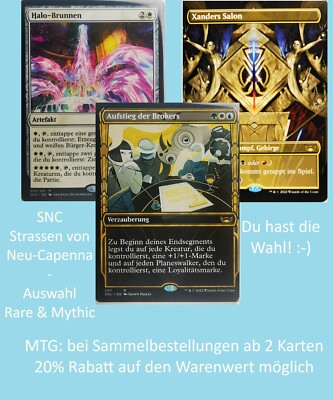 MTG Magic | SNC | Straßen von Neu-Capenna | Rare & Mythic | Auswahl