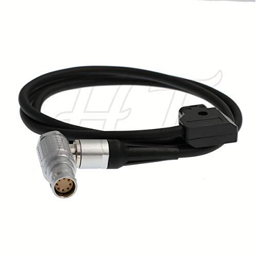 HangTon, cavo di alimentazione ad alta flessione D-tap P-tap ad angolo (O8W)