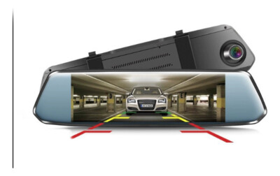7-inch 2.5d Ips Touch Screen Hd Dual Lens Driving Recorder