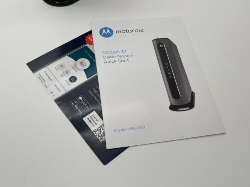 Motorola DOCSIS 3.1 Cable Modem Model: MB8600 XFINITY, COX, COMCAST OPEN BOX - Picture 4 of 6