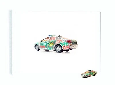 Audi  Graffiti Bild auf Leinwand Street Art  Kunstdruck, Wandbild, arttoy - Bild 1 von 3