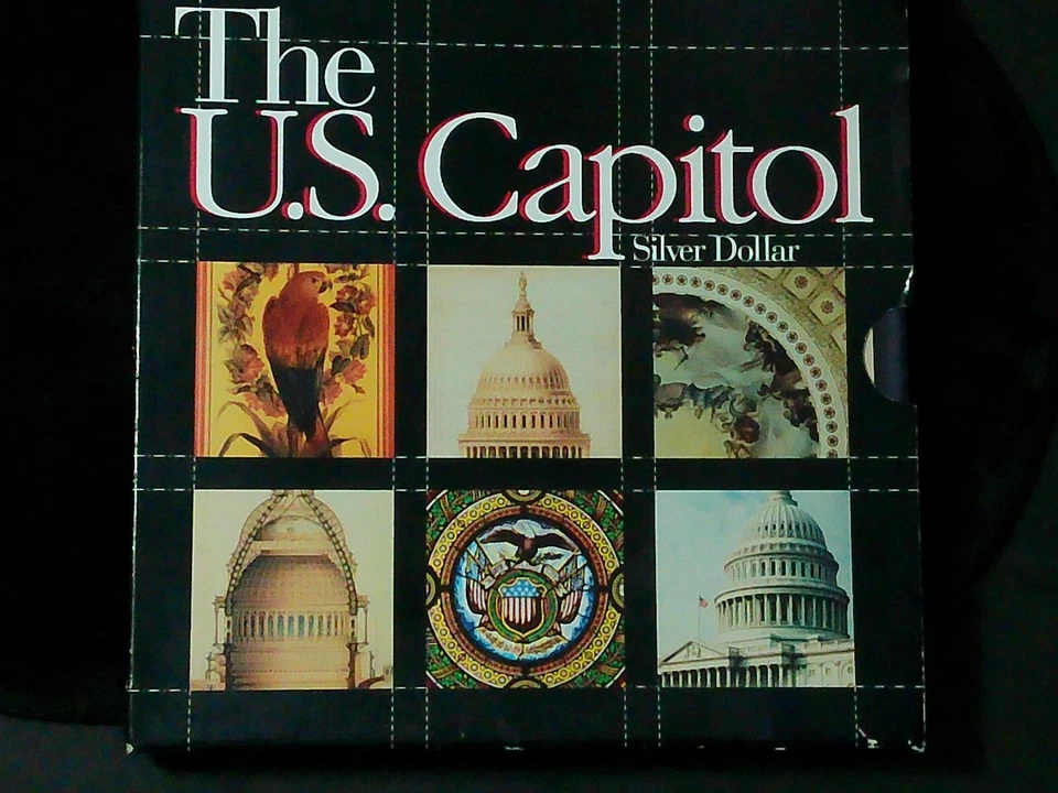 1994-S U.S. Capital Bicentennial Silver Proof $1 Coin with 10-page Booklet - Image 3 of 4