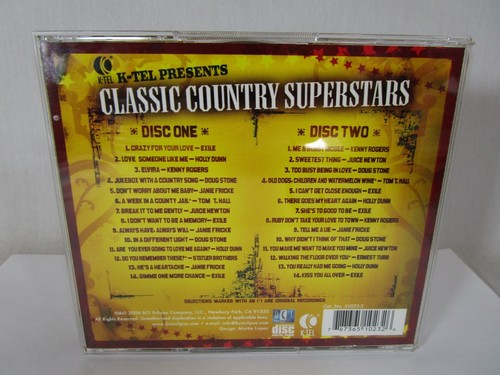 K-Tel Presents Classic Country Superstars 2 Disc Music CD 2006 - Picture 5 of 6