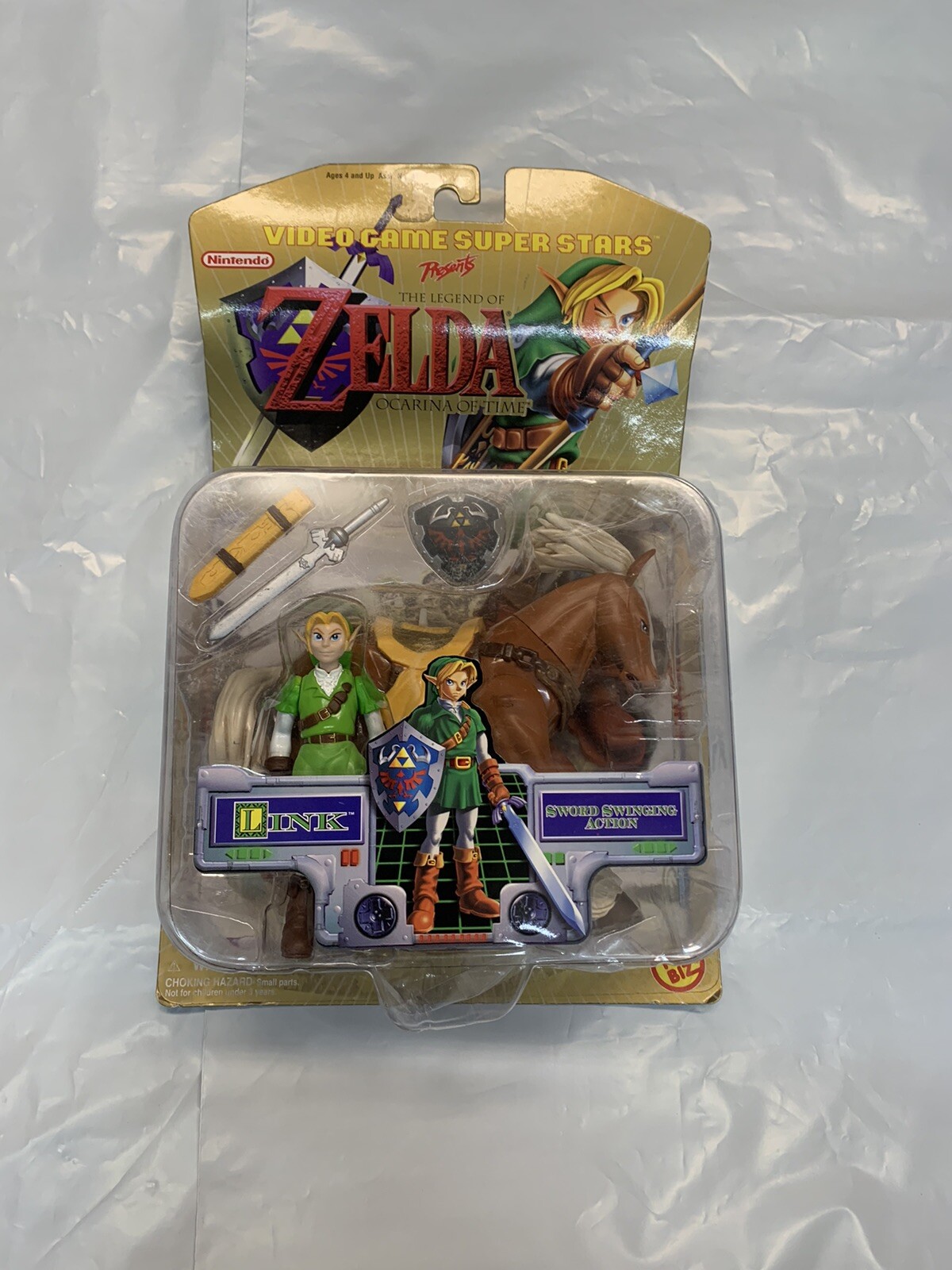 Legend Of Zelda Ocarina Of Time Link Figure Super Stars Toy Biz