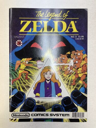 The Legend of Zelda Vol. 1, #3 Nintendo Valiant Comic Book 1990 - Photo 1/7