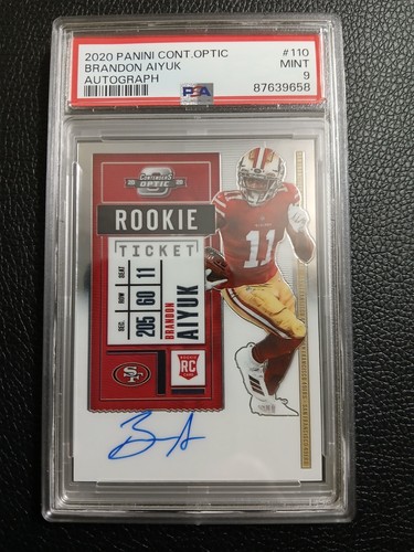 Brandon Aiyuk [Autograph] #110 2020 Panini Contenders Optic card