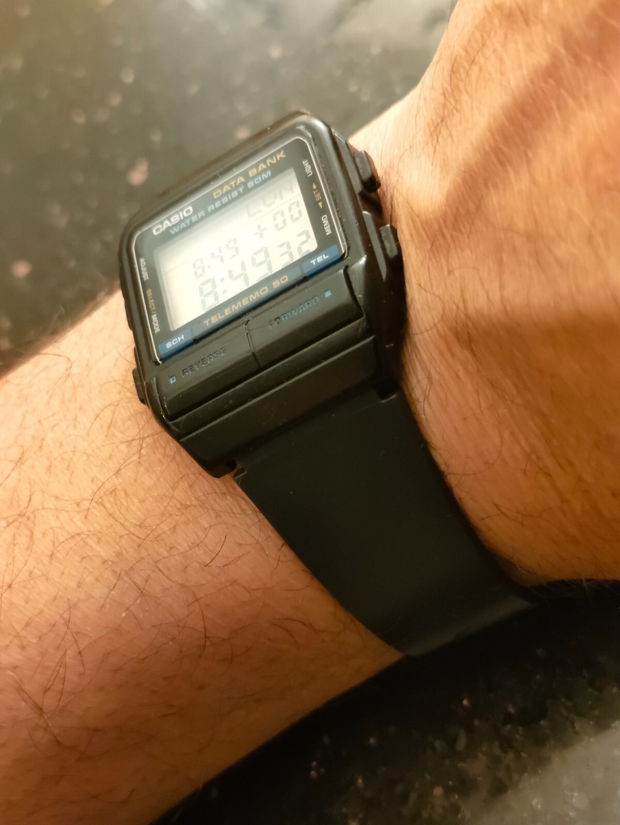 1985 Vintage Casio DB-520 Databank Telememo 50 Watch Module 675