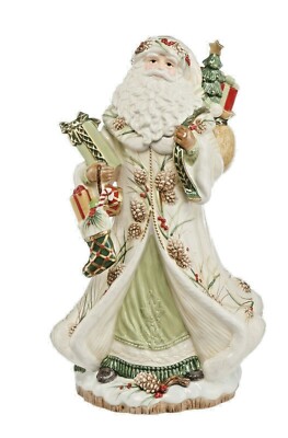 Fitz and Floyd -Santa m. Geschenken- Väterchen Frost Weihnachtsmann Goebel Engel