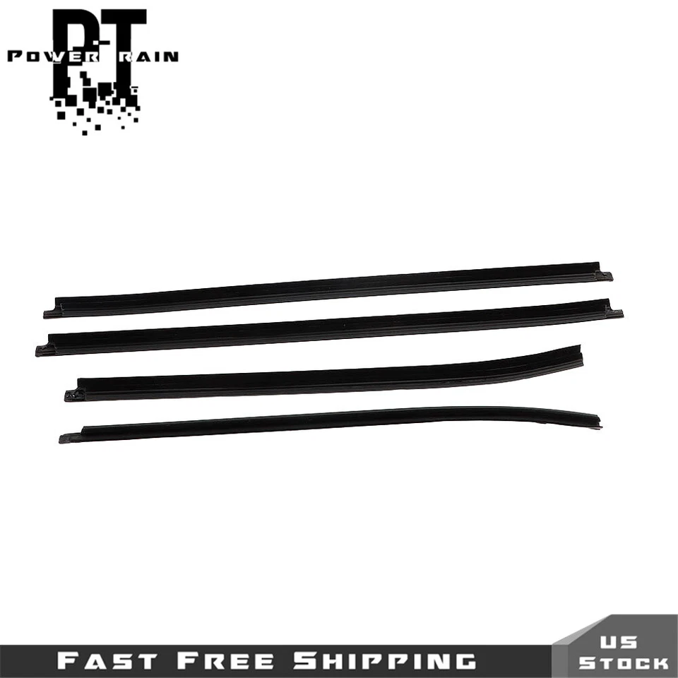 Suit For Toyota Hilux Cab 2005-2015 Window Glass Seals Door Belt Weather Strip - Image 2 of 4