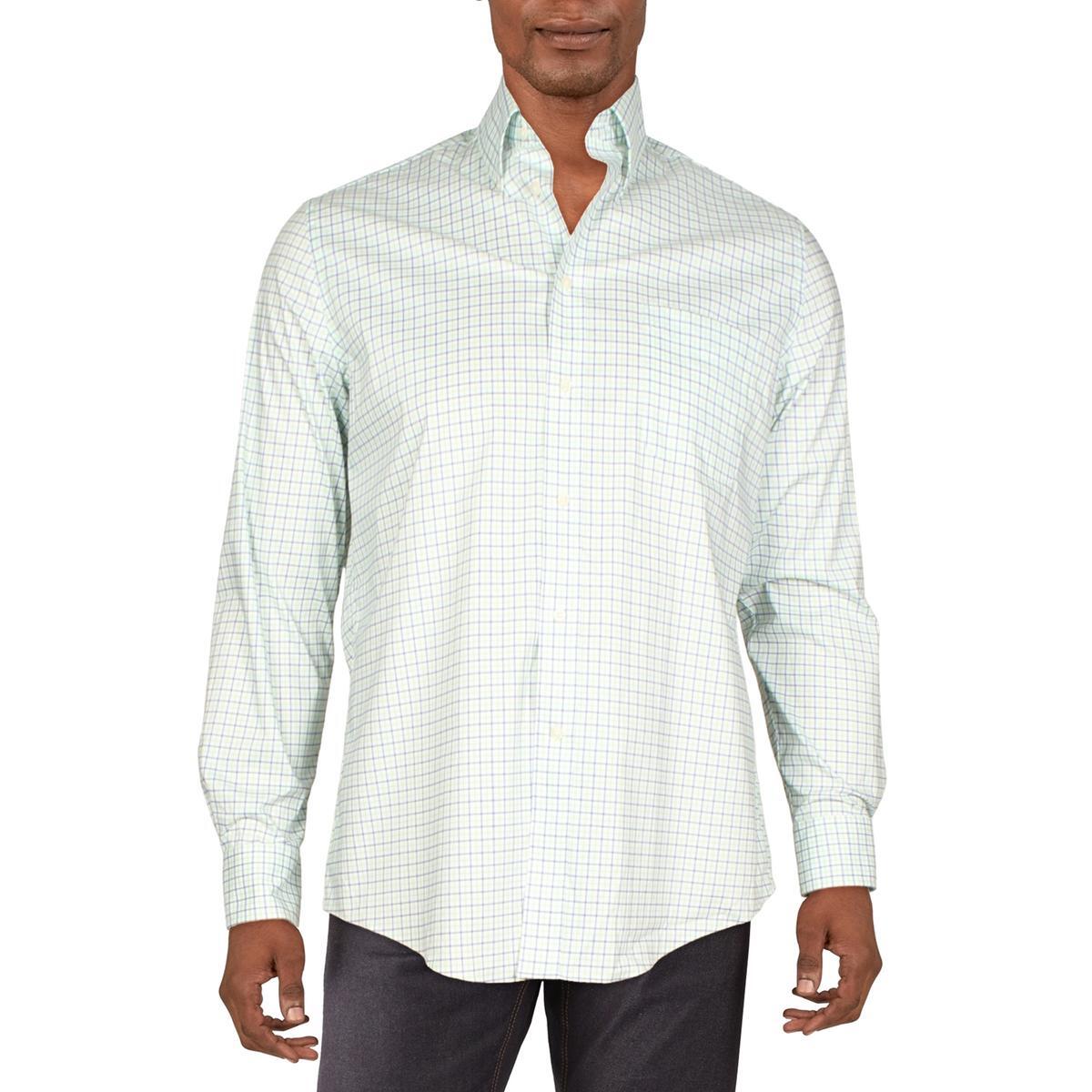 Мужская зеленая рубашка на пуговицах Lauren Ralph Lauren 17 3435 XL BHFO 4633 5090₽