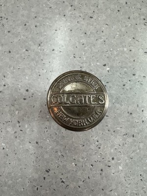 Vintage Metallbox für Rasierstab Colgate's