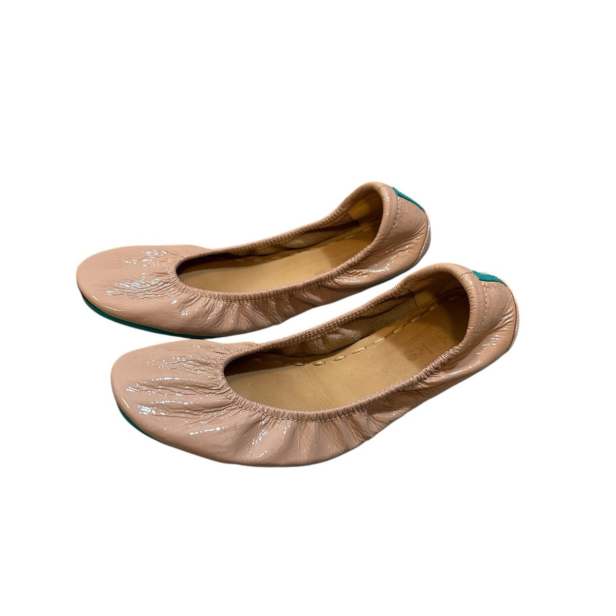 Tieks Blush Patent Ballet Flats Size