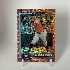 Mauricio Dubon 2026 Topps Series 1 ORANGE Spring Training Foil /25 Astros
