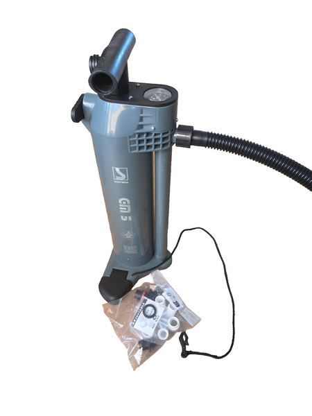 Bravo GM5 Handpumpe Manometer Luftpumpe Schlauchboot Kajak SUP Scoprega Neu-image