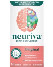Neuriva Brain Health Supplement Original - 50 Capsules