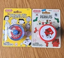Peanuts Gang Duncan Yo-Yo Toy Yoyo Bandai Snoopy Linus New Set Pair Christmas