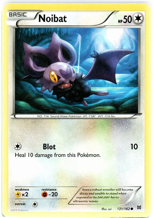 Noibat - 131/162 - Common (Lp) BREAKThrough - Colorless Pokémon
