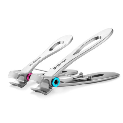Mr.Green Nail Clippers Ultra Wide Jaw Opening Toenail Clipper For Thick Nails
